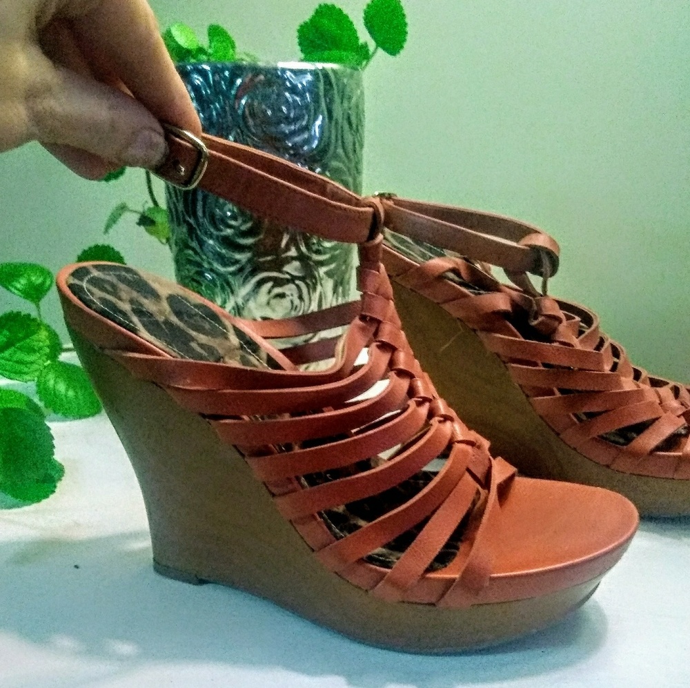 Platform wedge sandals